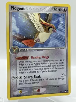 Pidgeot 2/17 Pop Series 2 Holo Rare Promo 2005 Vintage Pokemon TCG Card - Image 2