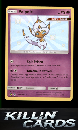Poipole SV19/SV94 Pokemon Shiny Holo Rare Hidden Fates: Shiny Vault Card NM - Image 1