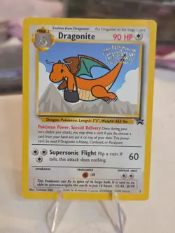 Dragonite Pokemon The First Movie Promo Card Black Star Promo #5 - Image 1