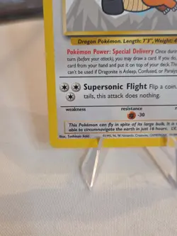 Dragonite Pokemon The First Movie Promo Card Black Star Promo #5 - Image 5