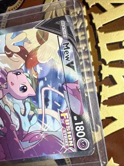 Mew V 251/264 Pokemon TCG SWSH08: Fusion Strike Ultra Rare Alternate Full Art LP - Image 4