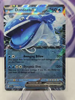 Pokemon Dondozo ex 066/182 Destined Rivals Double Rare Holo NM - Image 1