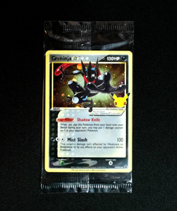 Pokemon Greninja Gold Star Promo Holo SWSH144 Celebrations SEALED NM - Image 1