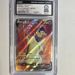 Pokemon Hisuian Typhlosion V Astral Radiance 169/189 CGC World Record 1 of 1 - Image 1