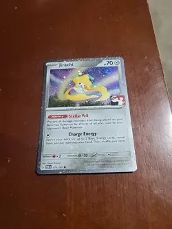 126/182 Jirachi Prize Pack Series 5 Stamped Pokemon TCG Paradox Rift Cosmos Holo - Image 1