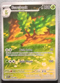Pokemon English - White Flare - Sawsbuck 092/086 - LP - Image 1