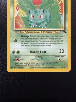 Pokemon TCG Ivysaur 5/18 Southern Islands Promo English MP - Image 3
