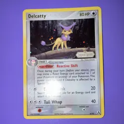 Pokemon Delcatty 4/92 Legend Maker Reverse Holo Rare Stage 1 HP 80 Energy Link - Image 1