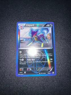 Pokemon TCG Liepard (Team Plasma) 84/135 Plasma Storm Reverse Holo Rare NM - Image 1