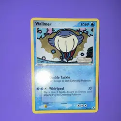 Pokemon Wailmer 69/92 Legend Maker Reverse Holo HP 80 Common Whirlpool - Image 1