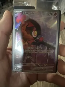 Charcadet MEP 022 Illustration Rare ETB Promo Phantasmal Flames Pokemon Sealed - Image 3