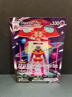 Deoxys VMAX GG45/GG70 Crown Zenith: Galarian Gallery Holo Alt Art Pokemon NM - Image 1