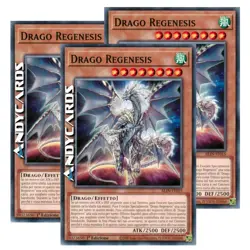 DRAGO REGENESIS 3x • (Regenesis Dragon) • Comune • ALIN IT015 • 1Ed • Yugioh! - Image 1