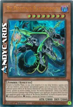 RE DESTINO BALERDROCH (Doomking Balerdroch) Ultra R • GFP2 IT113 • 1Ed • YUGIOH! - Image 1