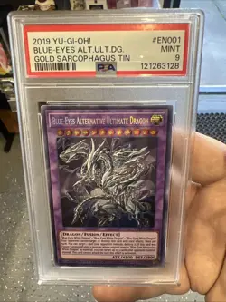 Blue-Eyes Alternative Ultimate Dragon Yugioh 2019 TN19-EN001 Secret Rare PSA 9 - Image 1