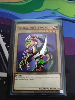 YUGIOH - Alligator's Sword - LDK2-ENJ08 - Unlimited Ed - Common - NM/M - Image 1