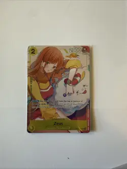 OP11-106 Zeus One Piece TCG Playmat Version Card English - Image 1