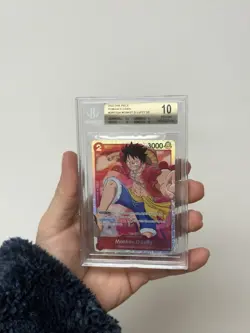 2022 One Piece Romance Dawn Monkey D. Luffy Op01-024 BGS 10 - Image 3