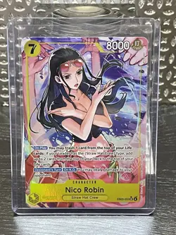 One Piece Heroines Nico Robin (055) (Alternate Art) EB03-055 Extra Booster NM - Image 1