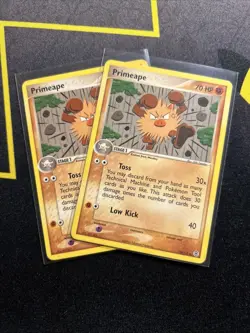 Primeape 28/112 LP -Vintage Rare Pokemon Card- EX FireRed & LeafGreen (7q) - Image 3