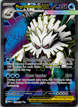 Mega Abomasnow ex - 157/132 157/132 Pokemon Ultra Rare ME01: Mega Evolution Card - Image 1