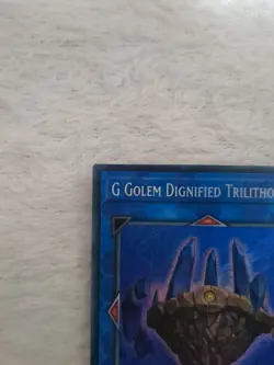 G Golem Dignified Trilithon BLCR-EN045 : YuGiOh Secret Rare Card 1st Edition TCG - Image 2