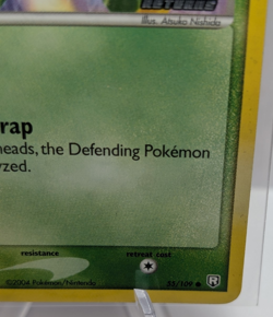 Ekans Reverse Holo 55/109 Team Rocket Returns Pokemon Card 2004 Stamped MP - Image 4