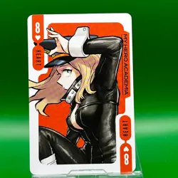 Camie Utsushimi My Hero Academia Heart 8 Collectable Playing Card TCG Anime - Image 1