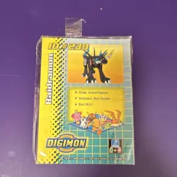 Bandai Digimon Raidramon #239 1999 Holo Vintage Card Game Single - original seal - Image 2
