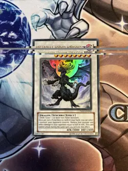 Infernity Doom Dragon TSHD-EN042 Yugioh Trading Card Unlimited VLP (WNU) - Image 1