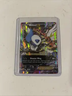 Pokemon M Absol EX XY63 Mega Promo Holo Darkness TCG Card 2015 - Image 1