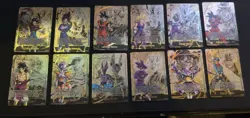 Dragon Ball Z Super Card Game Fusion Gold Energy Marker Complete Set - Image 1