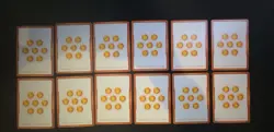 Dragon Ball Z Super Card Game Fusion Gold Energy Marker Complete Set - Image 2