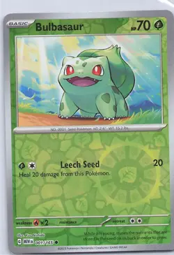 Bulbasaur - (Reverse Cosmos Holo) (Costco Exclusive) Common Miscellaneous Cards - Image 1