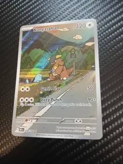 Pokemon Kangaskhan Holo TCG Illustration Rare Card 204/182 Sv10: Destined Rivals - Image 3