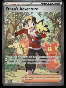 2# Pokemon Cards Ethan's Adventure 236/182 Destined Rivals - Image 1