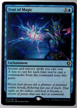 Font of Magic 071/361 Mythic Foil Baldur's Gate Magic The Gathering Near Mint - Image 1