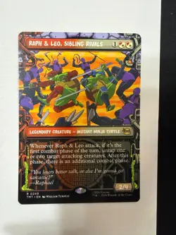 Raph & Leo, Sibling Rivals (Showcase) MTG: Teenage Mutant TMNT - SHIPS NOW! - Image 1