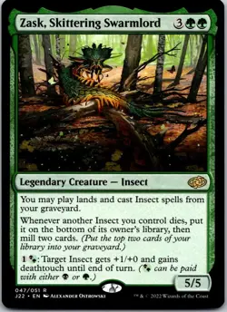 Zask, Skittering Swarmlord 47 Jumpstart 2022 NM MTG - Image 1