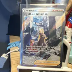 Pokemon Cynthia's Ambition Full Art Holo Ultra Rare Trainer GG60/GG70 - Image 1