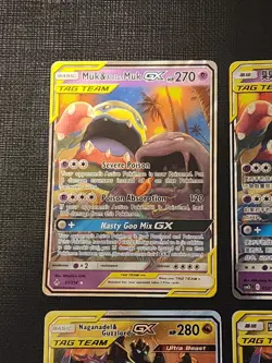 Tag Teams MUK & Alolan MUK EN, CN, Naganadel & GUZZLORD EN, CN POKEMON TCG - Image 3