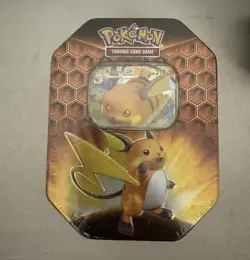 Pokemon Hidden Fates GX Tins Art Set of 3 Sealed Charizard Raichu Gyarados - Image 5