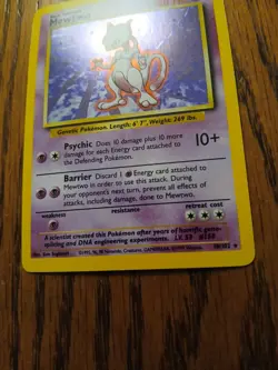 1999 Pokemon Mewtwo Holo 10/102 - Image 3
