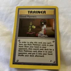 Pokemon Good Manners #111/132 Gym Heroes Uncommon Unlimited - Image 1