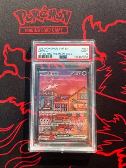 2023 POKEMON SVP EN-SV BLACK STAR PROMO 151 ULTRA-PREM COLL #053 MEW EX PSA 9 - Image 1