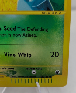 Pokemon TCG Bulbasaur Expedition RARE Card 95/165 REVERSE HOLO FOIL LP - Image 4