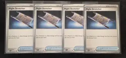 4X Night Stretcher 196/217 Playset Pokemon TCG Ascended Heroes Common NM - Image 1