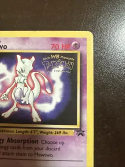 Mewtwo 3 Pokemon TCG WOTC Movie Promo DMG - Image 3