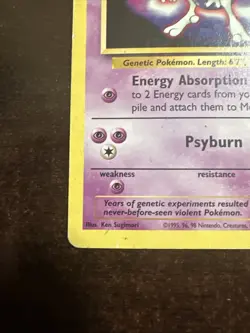 Mewtwo 3 Pokemon TCG WOTC Movie Promo DMG - Image 5