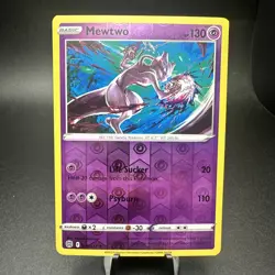 Mewtwo Reverse Holo 056/172 SWSH09 Brilliant Stars Pokemon NM Fast Free Shipping - Image 1